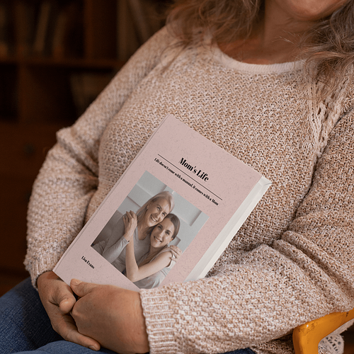 Woman with Sweater and Book
